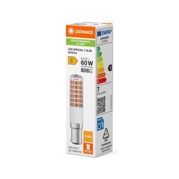  LED P T SLIM 60 6.5W 827 B15d 
