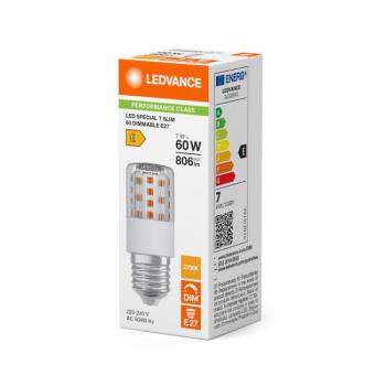  LED P T SLIM 60 7.3W 827 E27 