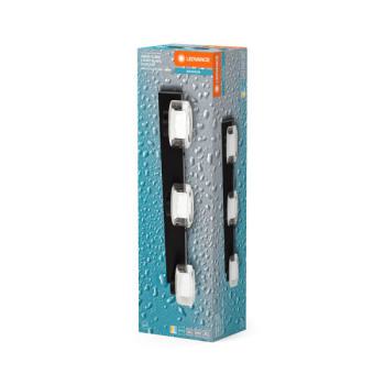  Flame 3x5,5W/CCT IP44 Noir 