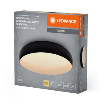  Livia 520 36W/830 DIM BK/WT 