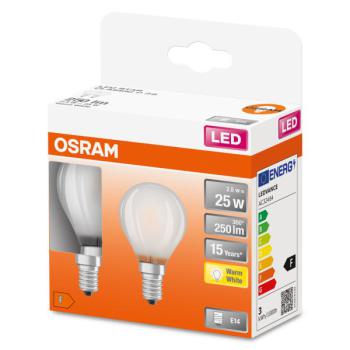  BTE2 LED Sph verre dep 2,5W=25 