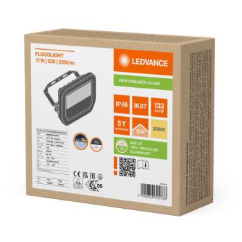  FL20 17W/830 SYM100 ML IP66 BK 