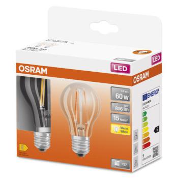  BTE2 LED Std verre cl 6,5W=60 