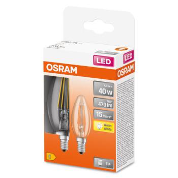  BTE2 LED Flam verre cl 4W=40 E 
