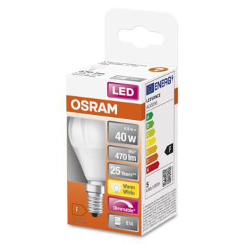 LEDSCLP40D 4,5W/827 230VFR E14 