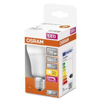  LEDSCLA75D 10,5W/827 230VFRE27 