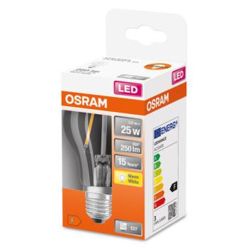  LED FIL OSR CLA25 827 E27 