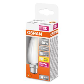  LEDSCLB40D 5W/827 230VGLFR B22 