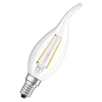  LED FIL OSR DIM CLBA40 827 E14 