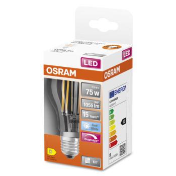 LED FIL OSR DIM CLA75 840 E27 