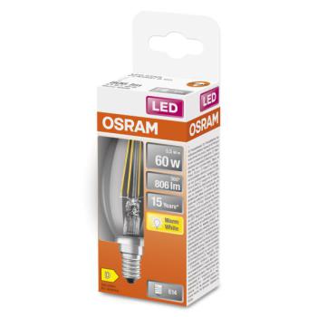  LEDSCLB60 6W/827 230V FIL E14 