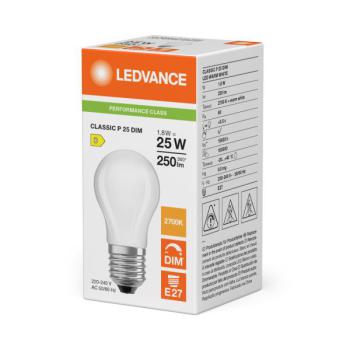  LED P CLP DIM 1.8W 827 FR E27 