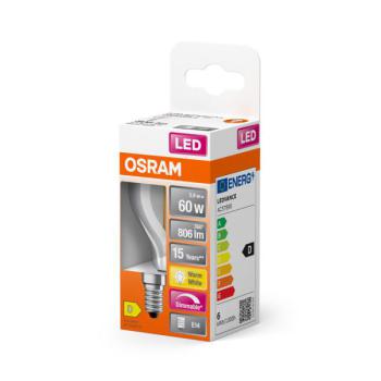  LED FIL OSR DIM CLP60 827 E14 