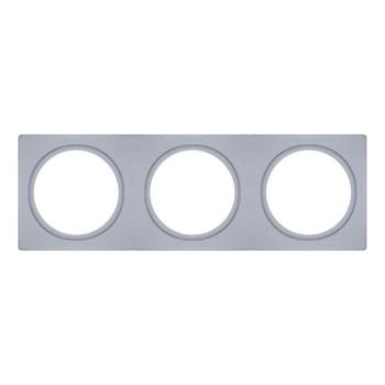  SPOT FRAME 100x300 Trio Argent 