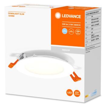  DL SLIM 120MM 8W 6500K 230V WT 