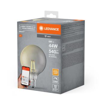  WF GLOBE125 SMOKE DIM 827 E27 