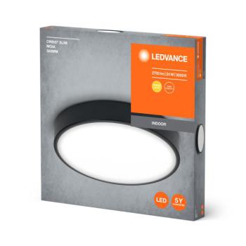 PLAF MOIA 380MM 24W 830 NOIR 