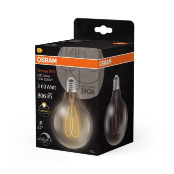  LED OSR 1906 G95 7.2W 927 E27 