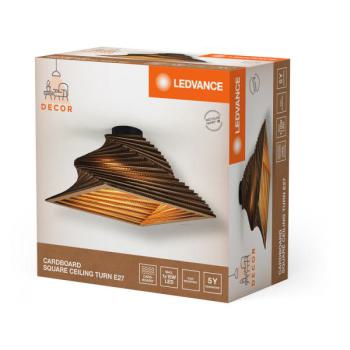  Plafonnier Carton SQ Turn E27 