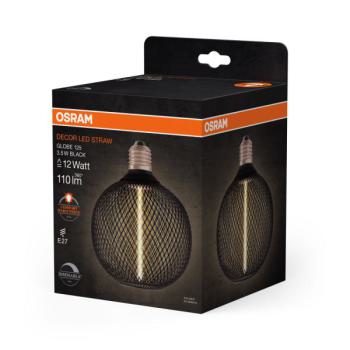  LED OSR Cage BK FIL GL125 E27 