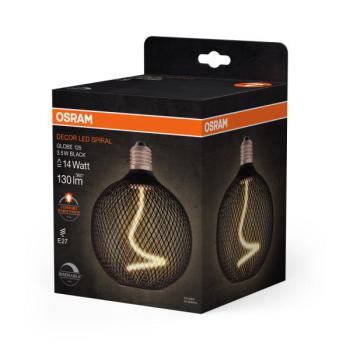  LED OSR Cage BK SPI GL125 E27 