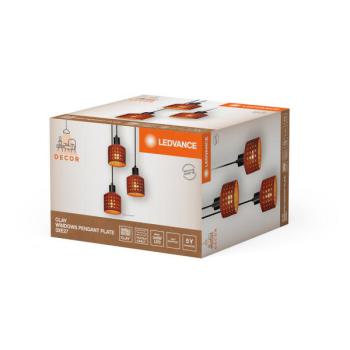  Susp. trio RD Paper Drop E27 