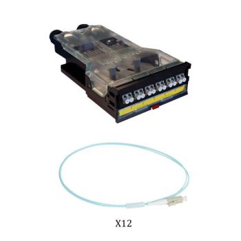  CASSETT LC DU 12 FIBRES MM CO 