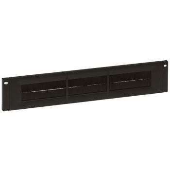  PANNEAU 19"PLAST 2U BALAI CLIP 