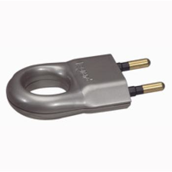  FICHE 2P 6A ANNEAU PLAST ALU 
