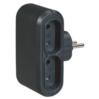  FMP 4X2P 6A LATERALE PLASTNOIR 