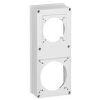  PLASTRON 2 TROUS CEI 16/32+63A 