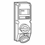  COF.32A 230V 2P+T INT.DX 67/55 