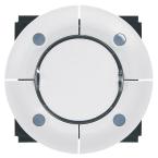  KNX COMM 4 TOUCHES BLANC ROND 