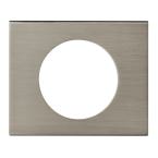  PLAQUE 1P  INOX BROSSE 
