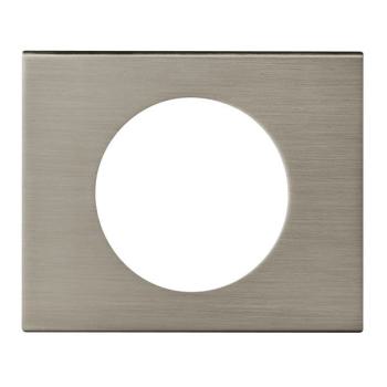  PLAQUE 1P  INOX BROSSE 