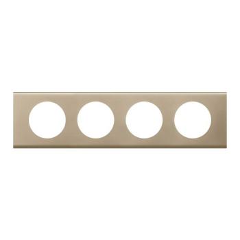  PLAQUE 4P  NICKEL VELOURS 