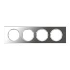  PLAQUE 4P  VERRE MIROIR 