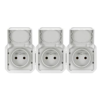  3X2P+T F/B HOR BLANC COMPO 