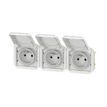  3X2P+T F/B HOR BLANC COMPO 
