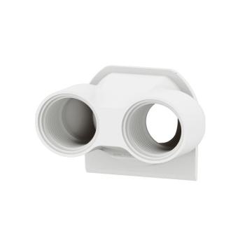  EMBOUT 2 ENTREES ISO 20 BLANC 