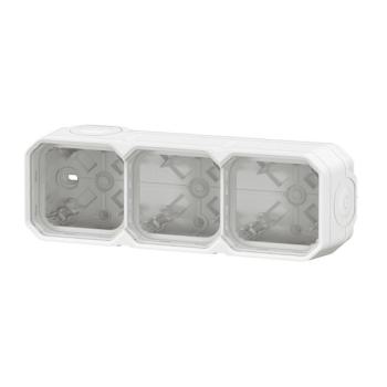  BOITIER 3P H/V BLANC 