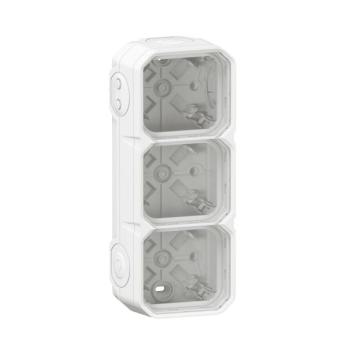  BOITIER 3P H/V BLANC 