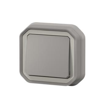  POUSSOIR NO GRIS ENCASTRE 