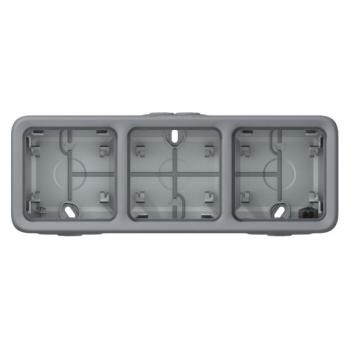  BOITIER 3PH GRIS PLEXO COMPO 