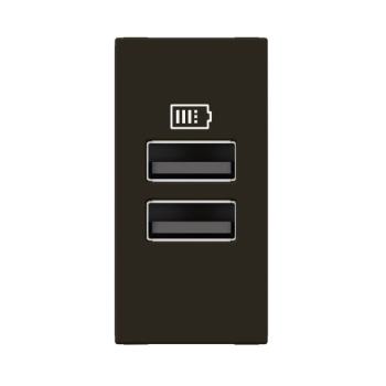  CHARG 1M 2USB A+A 15W NOIR 