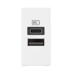  CHARG 1M 2USB A+C 15W BL 