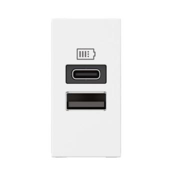  CHARG 1M 2USB A+C 15W BL 