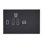  CHARG 3MOD USB C+C 63W NOIR 