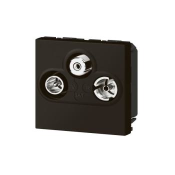  PRISE TV/R/SAT 2M NOIR MAT 