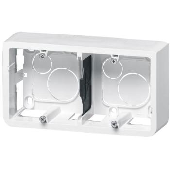  CADRE DOUBLE MOSAIC BLANC 